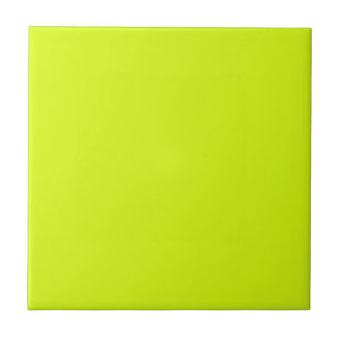 Chartreuse Gelb Volltonfarbe Fliese