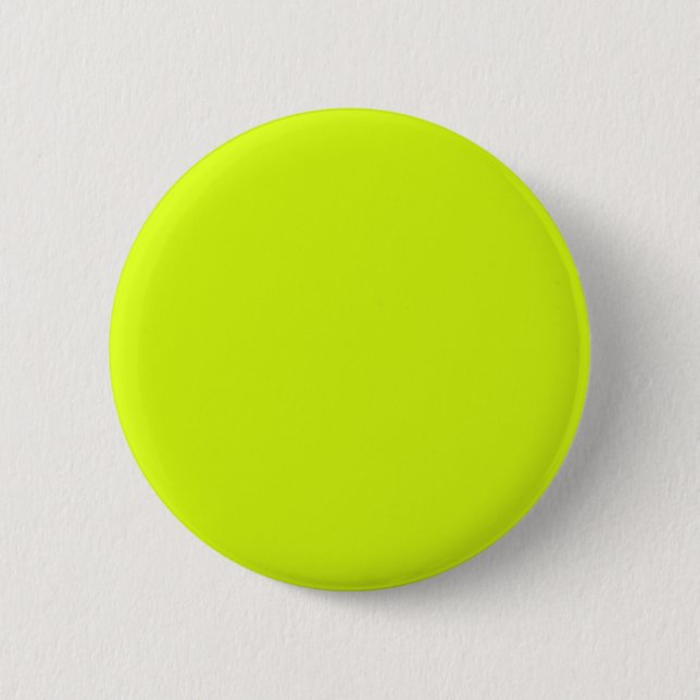 Chartreuse Gelbe Farbe Button (Vorderseite)