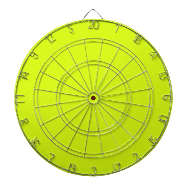 Chartreuse Gelbe Farbe Dartscheibe (vorne)