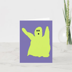Chartreuse Ghostie-Karte Karte