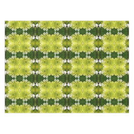 Chartreuse Green Abstrakt Hydrangea Blooms Muster Tischdecke
