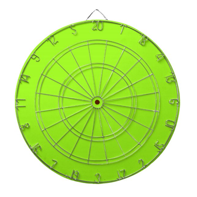 Chartreuse Green Dart Board Dartscheibe (vorne)