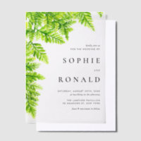 Chartreuse Green Fern Blätter Woodland Wedding