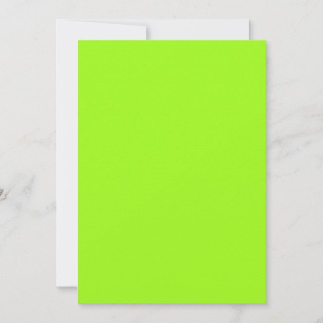 Chartreuse Green Invitation (Devant)
