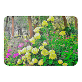 Chartreuse Green Limelight Hydrangea Garden Badematte