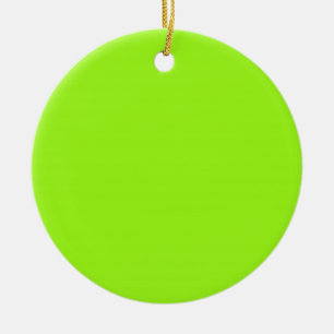 Chartreuse Grüner Hintergrund auf einem Ornament
