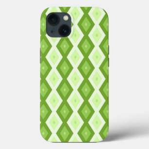 Chartreuse grünes Diamantenmuster Case-Mate iPhone Case-Mate iPhone Hülle