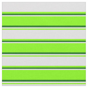 Chartreuse, Lavendel und dunkle grüne Streifen Stoff