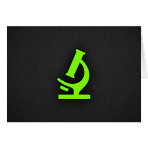 Chartreuse, Microscope vert néon