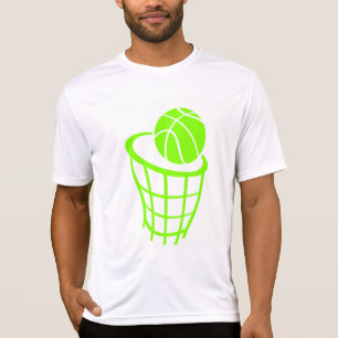 Chartreuse, Neon Green Basketball T-Shirt