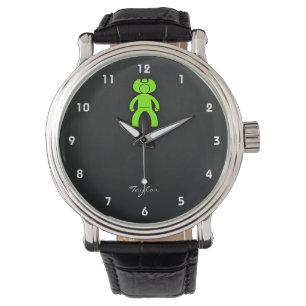 Chartreuse, Neon Green Cowboy Armbanduhr