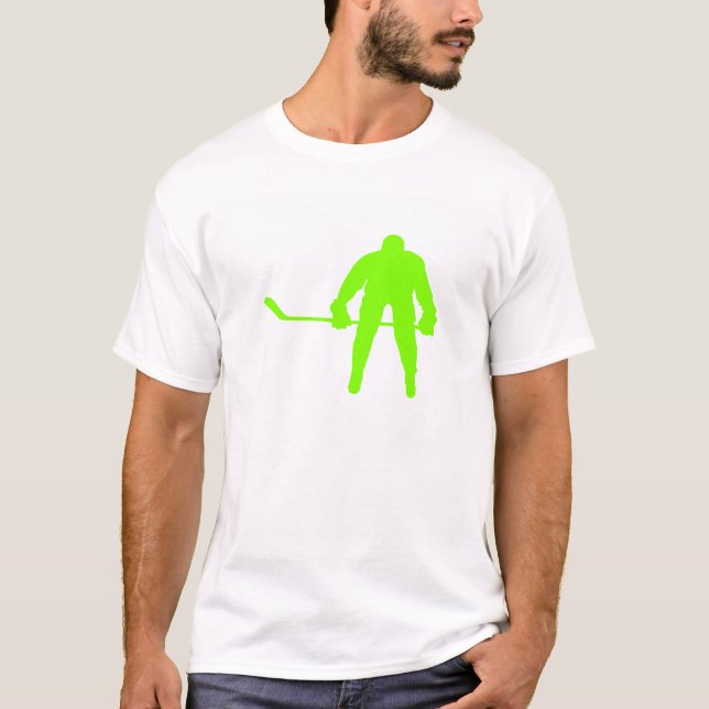 Chartreuse, Neon Green Hockey T-Shirt (Vorderseite)