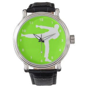 Chartreuse, Neon Green Martial Arts Armbanduhr