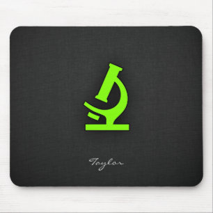Chartreuse, Neon Green Microscope Mousepad