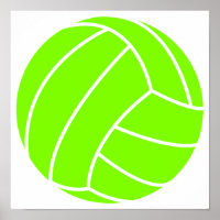 Chartreuse, Neon Green Volleyball