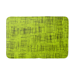 Chartreuse Tweed Badematte
