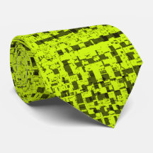 Chartreuse Tweed Cravate