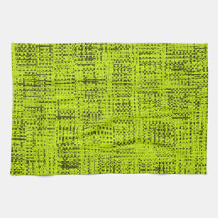 Chartreuse Tweed Geschirrtuch