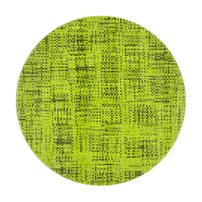 Chartreuse Tweed Schneidebrett (Vorderseite)