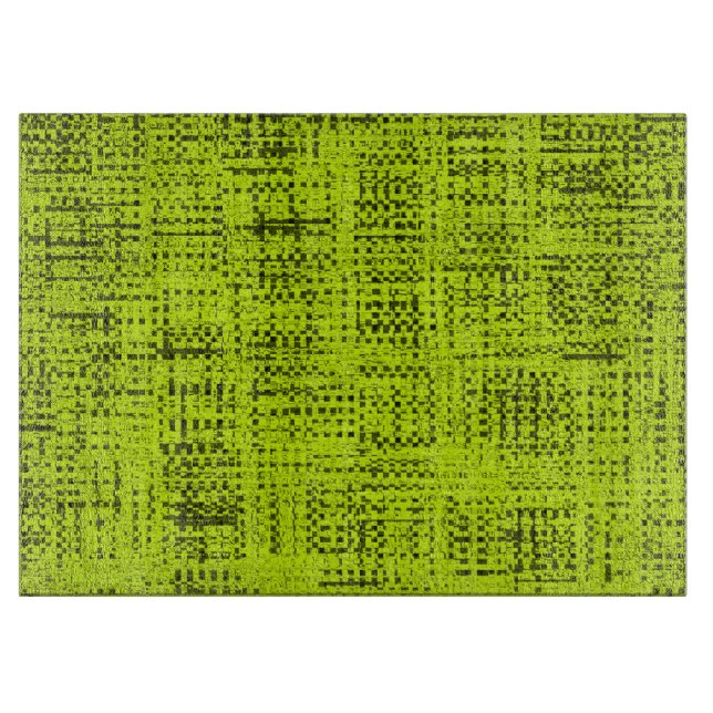 Chartreuse Tweed Schneidebrett (Vorderseite)