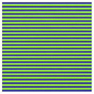 Chartreuse und dunkelblaue Streifen Stoff