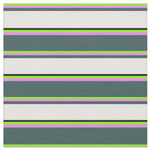 Chartreuse, Violet, Dunkelschiefer grau, weiß und Stoff