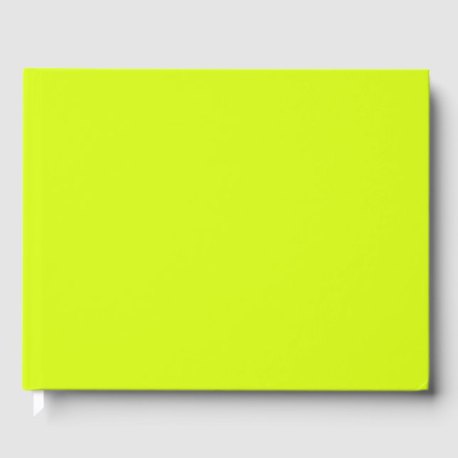 Chartreuse Yellow Gästebuch (Vorderseite)