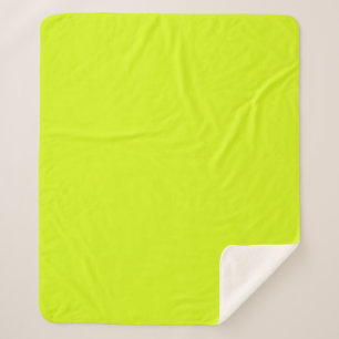 Chartreuse Yellow Sherpadecke
