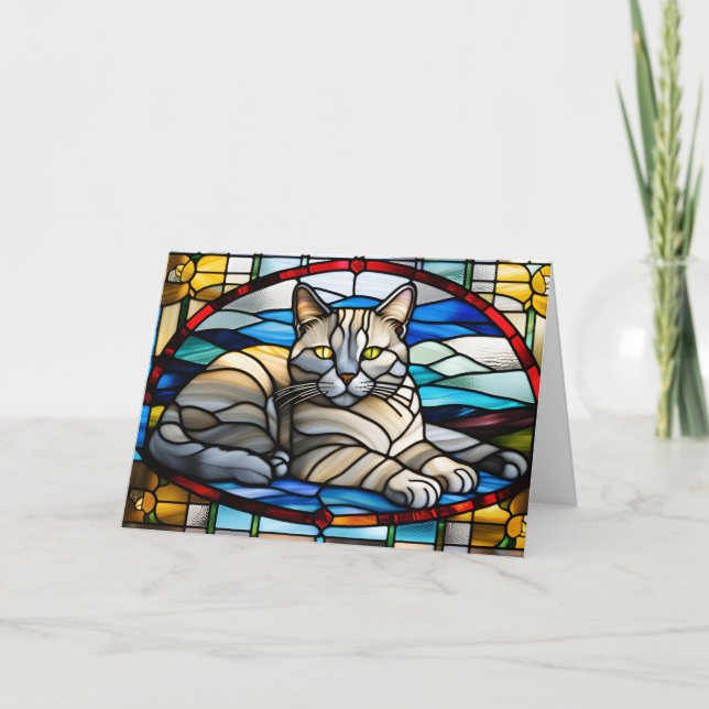 Chartreux Festglas Karte (Vorderseite)