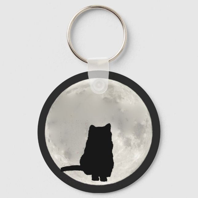 Chartreux Full Moon Schlüsselanhänger (Vorderseite)