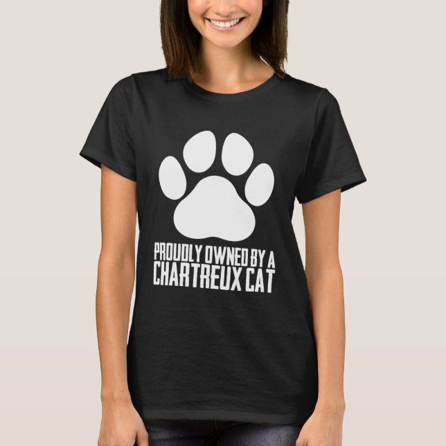 Chartreux mom  Chartreux kitten  Chartreuxs T-Shirt (Vorderseite)