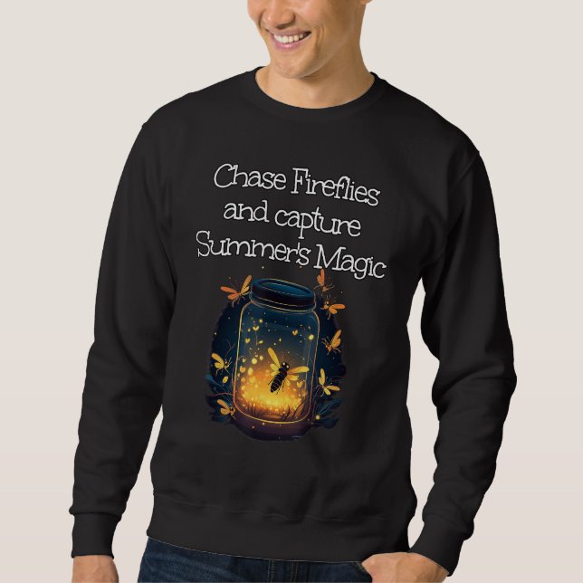 Chase Fireflies and capture summery Magic Sweatshirt (Vorderseite)