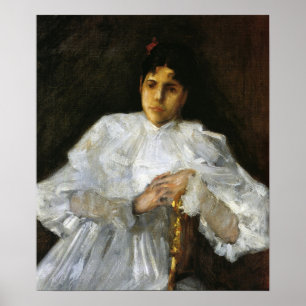 Chase - Mädchen in Weiß 1890 Poster