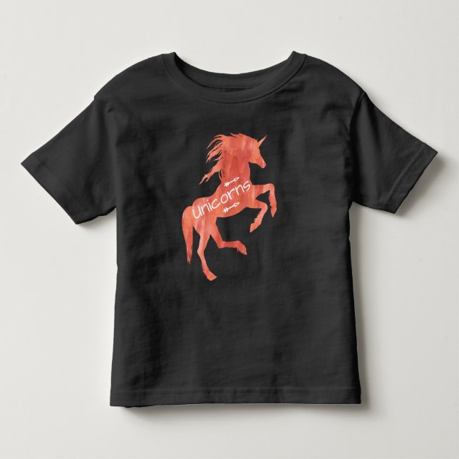 Chase Raindows Swim mit Mermaids, Ride Unicorns Kleinkind T-shirt (Vorderseite)