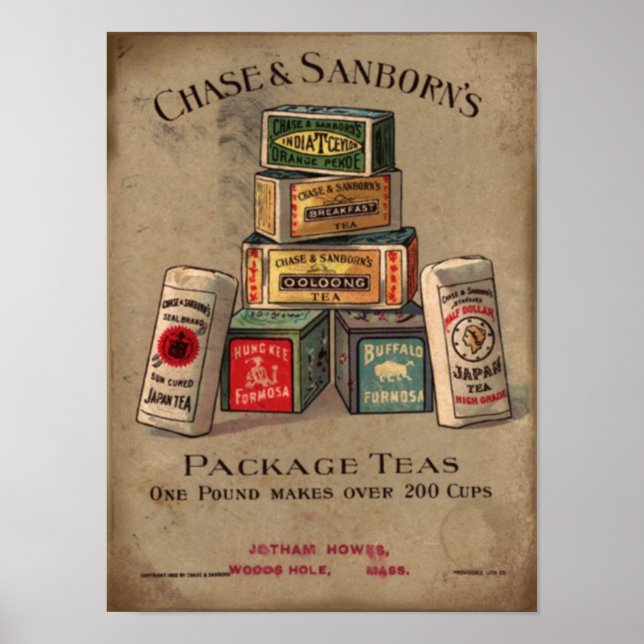 Chase & Sanborn's Tea Poster (Vorne)