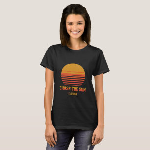 Chase The Sun Retro Sonnenuntergang 70er Jahre Ben T-Shirt