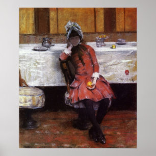 Chase - Young Girl on Ocean Steamer 1883 Poster