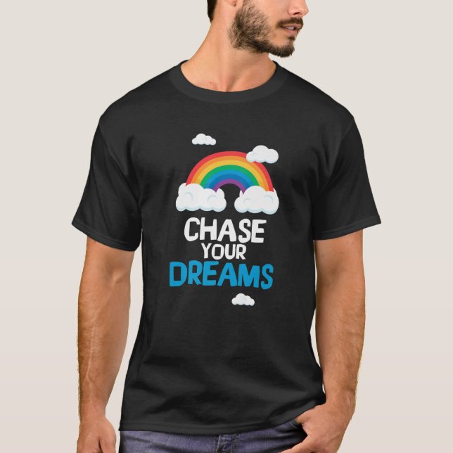 Chase Your Dreams St Patricks Day Happystpatricksd T-Shirt (Vorderseite)