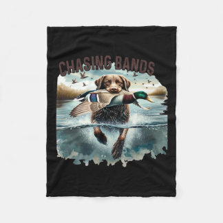 Chasing Bands Duck Hunting Fleecedecke