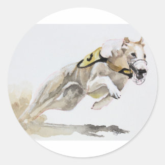 Chasing Rusty Runder Aufkleber