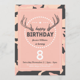 Chasse Anniversaire Invitation pour Lil' Hunters
