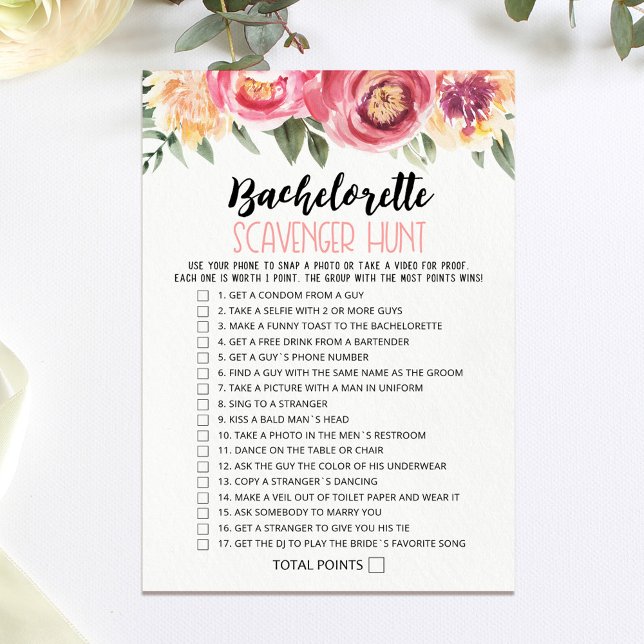 Chasse au trésor Hen Party - Carte de jeu modifiab (Créateur téléchargé)