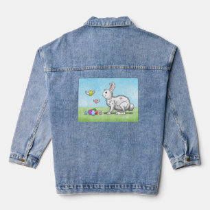 Chasse aux œufs du lapin de Pâques