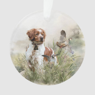Chasse avec un chien breton, Art