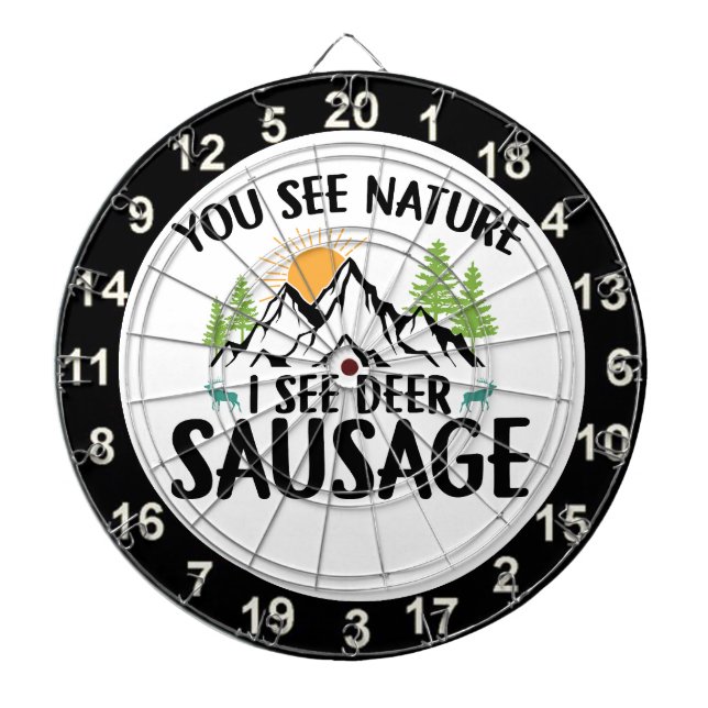 Chasse Buck Cible de flechettes debout 5 (Devant)