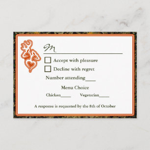 Chasse Camo Mariage RSVP Invitation