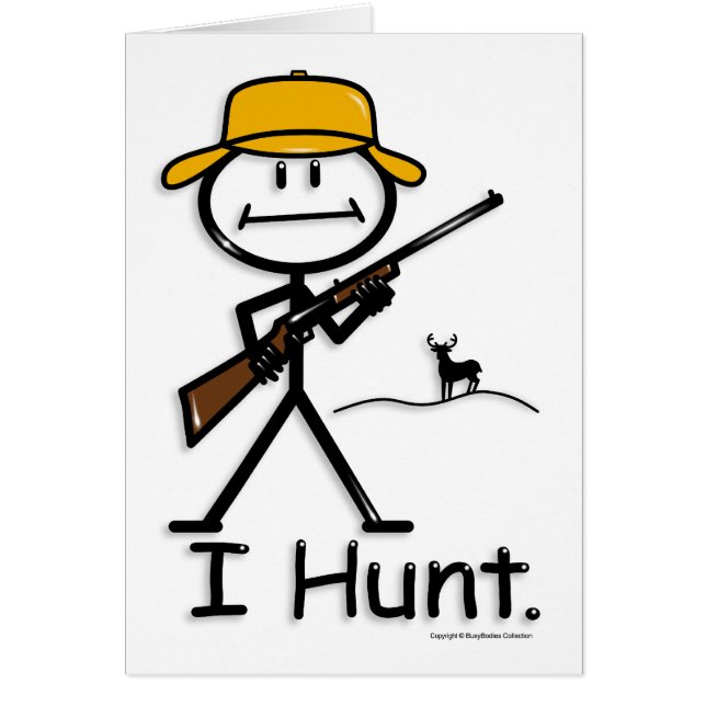 Chasse : cerfs communs : fusil (Devant)
