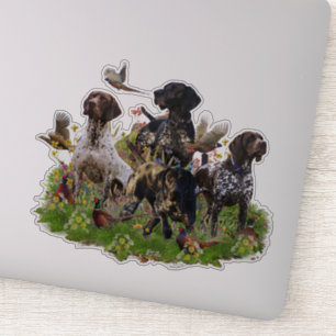 Chasse faisan avec autocollant GSP