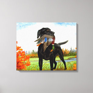 Chasse Peinture Chien Peinture Toile Enveloppé