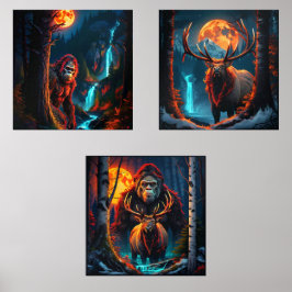 Chasse Sasquatch Moonlit